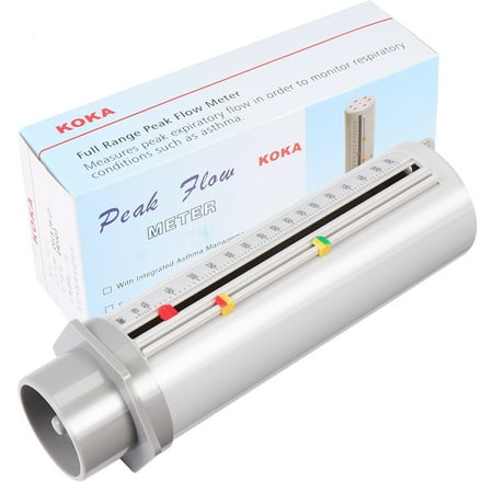 FRCOLOR Portable Spirometer Peak Flow Meter Meter Expiratory Flow Asthma Monitoring Tool for Adults Light Grey
FRCOLOR Portable Spirometer Peak Flow Meter Meter Expiratory Flow Asthma Monitoring Tool for Adults Light Grey