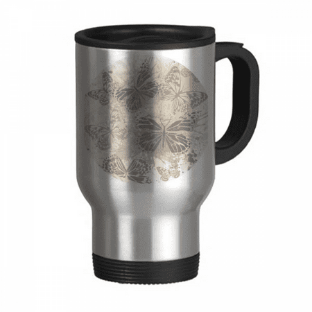 Elegant Vintage Grey Wallpaper Travel Mug Flip Lid Stainless Steel Cup Car Tumbler Thermos
Elegant Vintage Grey Wallpaper Travel Mug Flip Lid Stainless Steel Cup Car Tumbler Thermos
