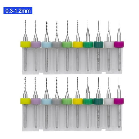 Goodhd 20Pcs 0.3-1.2mm Carbide Drill Bit For Drilling PcB Circuit Board 1/8 inch Shank
Goodhd 20Pcs 0.3-1.2mm Carbide Drill Bit For Drilling PcB Circuit Board 1/8 inch Shank