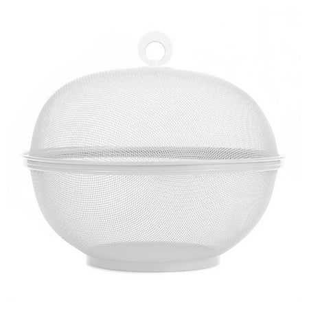 Hesroicy Mesh Fruit Basket with Lid - Food Grade Large Capacity Multifunctional Fast Draining Prevent Fly Stainless Steel Kitchen Drain Basket Vegetables Fruit Holder Kitchen Supplies
Hesroicy Mesh Fruit Basket with Lid - Food Grade Large Capacity Multifunctional Fast Draining Prevent Fly Stainless Steel Kitchen Drain Basket Vegetables Fruit Holder Kitchen Supplies