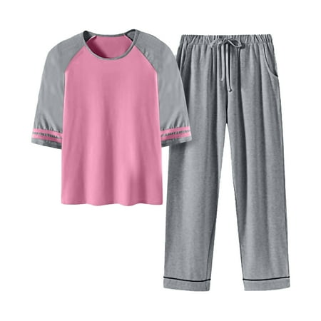 Fiudx 2022 Women s Casual Short Sleeve Two Pieces Split Pajamas Home Suit Fall Fashion
Fiudx 2022 Women s Casual Short Sleeve Two Pieces Split Pajamas Home Suit Fall Fashion