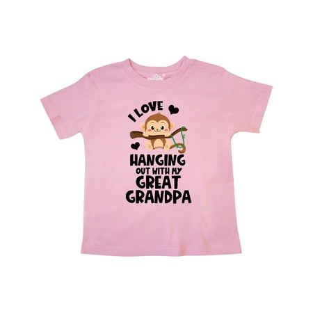 Inktastic Monkey I Love Hanging out with My Great Grandpa Gift Toddler Boy or Toddler Girl T-Shirt
Inktastic Monkey I Love Hanging out with My Great Grandpa Gift Toddler Boy or Toddler Girl T-Shirt