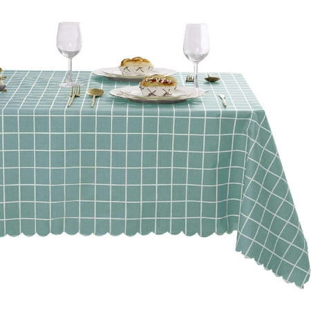 Buffalo Plaid PVC Tablecloth Rectangle - 100% Waterproof Spillproof Stain Resistant Wipeable Vinyl Checkered Table Cloth for Outdoor Picnic Kitchen Dining 54 x 80 Inch Turquoise
Buffalo Plaid PVC Tablecloth Rectangle - 100% Waterproof Spillproof Stain Resistant Wipeable Vinyl Checkered Table Cloth for Outdoor Picnic Kitchen Dining 54 x 80 Inch Turquoise