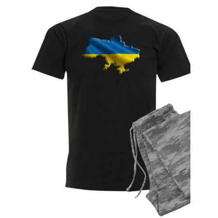 CafePress - Ukraine Pride Love Ukrainian Flag Pajamas - Men s Dark Pajamas