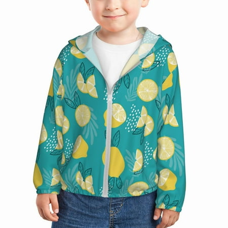 Rash Guard for Boys Girls - lemon blue Lightweight Long Sleeve Sun Protection Jacket Hooded Cooling Swim Shirt with Zipper for Toddler Kids Children
Rash Guard for Boys Girls - lemon blue Lightweight Long Sleeve Sun Protection Jacket Hooded Cooling Swim Shirt with Zipper for Toddler Kids Children