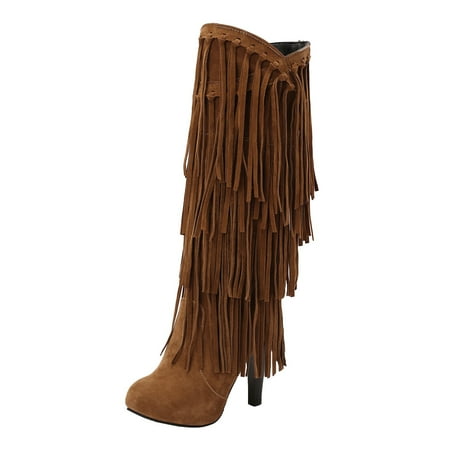 fvwitlyh Boots for Womens Leather Boots Wide Width Wide Calf Women s High Heeled V Shape Assel Round Knee High Boots for Women Wide Calf
fvwitlyh Boots for Womens Leather Boots Wide Width Wide Calf Women s High Heeled V Shape Assel Round Knee High Boots for Women Wide Calf