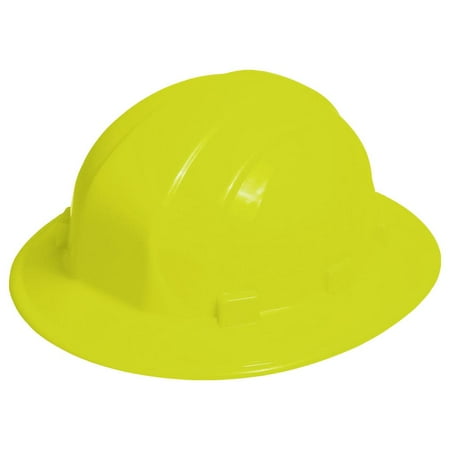Erb Omega Ii Full Brim Hard Hat - Hi-Viz Yellow
