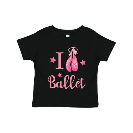 Inktastic I Love Ballet Gift Toddler Toddler Girl T-Shirt