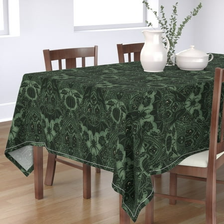 Cotton Sateen Tablecloth 90 Square - Gothic Halloween Damask Large Night Autumn Spooky Pumpkin Print Custom Table Linens by Spoonflower
Cotton Sateen Tablecloth 90 Square - Gothic Halloween Damask Large Night Autumn Spooky Pumpkin Print Custom Table Linens by Spoonflower