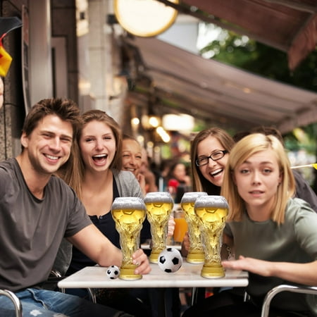 TANGNADE Football Trophy Shaped Beers Mug Large Capacity Innovative Beers Glass For Home Bar Party
TANGNADE Football Trophy Shaped Beers Mug Large Capacity Innovative Beers Glass For Home Bar Party