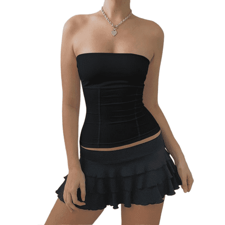 Ma&Baby Women Strapless Tube Tops Bodycon Corset Bandeau Sleeveless Vest Crop Tops Basic Summer Shirt
Ma&Baby Women Strapless Tube Tops Bodycon Corset Bandeau Sleeveless Vest Crop Tops Basic Summer Shirt