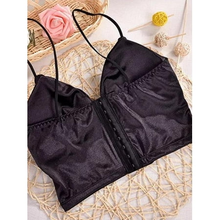 Ame V Neck Women Bra Seamless Padded Camisole Bandeau Tube Bra Back Buckle Underwear
Ame V Neck Women Bra Seamless Padded Camisole Bandeau Tube Bra Back Buckle Underwear