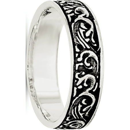 Designer Sterling Silver Polished And Antiqued Filigree Women's Ring Made In Thailand -Jewelry By Sweet Pea Creations