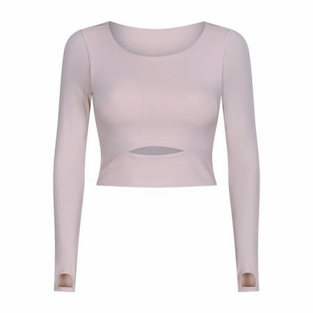 Pretty Seamless Sports Long Sleeve T Shirt With Chest Pad Half Short Outdoor Running Slim Yoga Top Women S Absorbing No Shake Sports Top Women Yoga Tops Padded Sports Bra
Pretty Seamless Sports Long Sleeve T Shirt With Chest Pad Half Short Outdoor Running Slim Yoga Top Women S Absorbing No Shake Sports Top Women Yoga Tops Padded Sports Bra