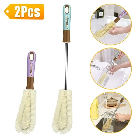 2pcs Water Bottle Brushes TSV Bottle Brush Cleaner with Durable Handle Long Handle Bottle Cleaner for Washing Narrow Neck Beer Bottles Sports Water Bottles with Straw Brush Lid Cleaner Brushes
2pcs Water Bottle Brushes TSV Bottle Brush Cleaner with Durable Handle Long Handle Bottle Cleaner for Washing Narrow Neck Beer Bottles Sports Water Bottles with Straw Brush Lid Cleaner Brushes