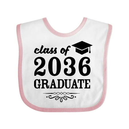 Inktastic Class of 2036 Graduate with Graduation Cap Gift Baby Boy or Baby Girl Bib
Inktastic Class of 2036 Graduate with Graduation Cap Gift Baby Boy or Baby Girl Bib