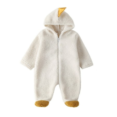 TUOBARR Toddler Baby Boys Girls Dinosaur Coral Fleece Keep Warm Thick Solid Color Wrap Foot Jumpsuit Romper White (0-12Months)
TUOBARR Toddler Baby Boys Girls Dinosaur Coral Fleece Keep Warm Thick Solid Color Wrap Foot Jumpsuit Romper White (0-12Months)