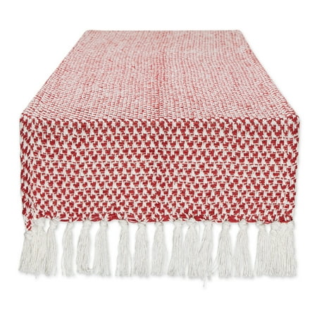 Tango Red Woven Table Runner 15x108
