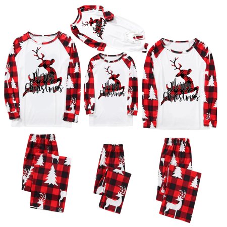 Matching Christmas Pajamas for Kids Pajamas for Girls Christmas Family Matching Pajamas Set Santa s Deer Sleepwear