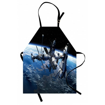 Outer Space Apron Space Shuttle and Station View Cosmonaut Adventure on Myst Globe Orbit Off Unisex Kitchen Bib Apron with Adjustable Neck for Cooking Baking Gardening Blue Grey Black by Ambesonne
Outer Space Apron Space Shuttle and Station View Cosmonaut Adventure on Myst Globe Orbit Off Unisex Kitchen Bib Apron with Adjustable Neck for Cooking Baking Gardening Blue Grey Black by Ambesonne
