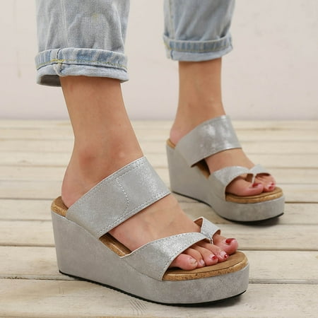 Zpanxa Slippers for Women Fashion Women Sandals Wear Lazy Summer People Thick-Soled Casual Slippers Shoes Flip Flops for Women Gray 41
Zpanxa Slippers for Women Fashion Women Sandals Wear Lazy Summer People Thick-Soled Casual Slippers Shoes Flip Flops for Women Gray 41