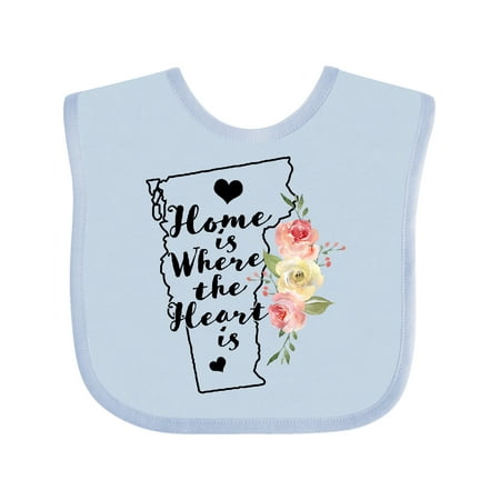Inktastic Vermont Home is Where The Heart is with Watercolor Floral Gift Baby Girl Bib
Inktastic Vermont Home is Where The Heart is with Watercolor Floral Gift Baby Girl Bib