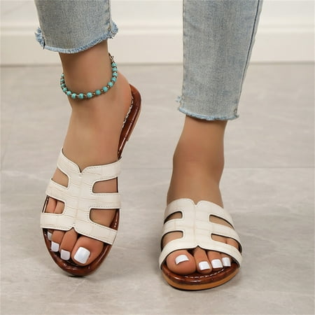Akiihool Flip Flops for Women Beach Ladies Stylish Summer Flip Flops Casual Rhinestone Sandals (White 6.5)
Akiihool Flip Flops for Women Beach Ladies Stylish Summer Flip Flops Casual Rhinestone Sandals (White 6.5)