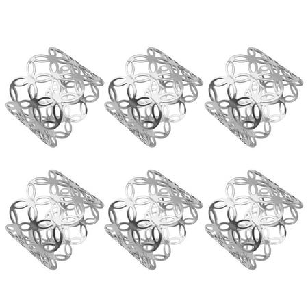 MEIDELI 6Pcs Hollow Metal Shape Napkin Ring Wedding Party Dinner Banquet Table Ornament
MEIDELI 6Pcs Hollow Metal Shape Napkin Ring Wedding Party Dinner Banquet Table Ornament