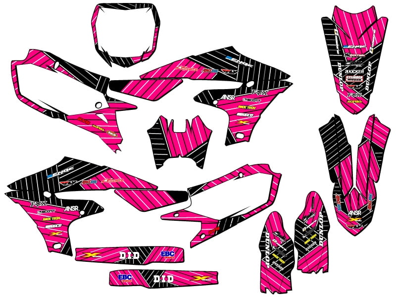 Fits Cycra Powerflow Yz Fx Race Series Pink Senge