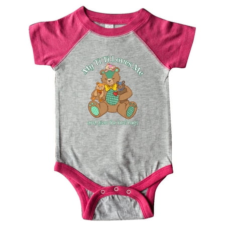 Inktastic My Ti Ti Loves Me And Gives The Best Hugs Teddy Bear Gift Baby Boy or Baby Girl Bodysuit
Inktastic My Ti Ti Loves Me And Gives The Best Hugs Teddy Bear Gift Baby Boy or Baby Girl Bodysuit