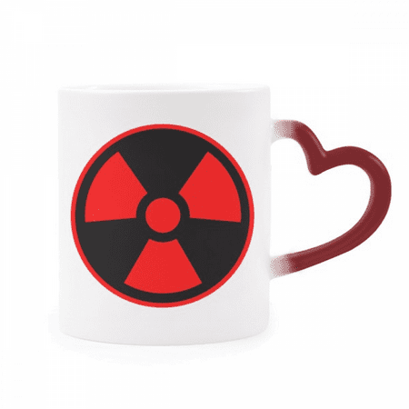 Red Dangerous Checal Toxic Radiation Symbol Heat Sensitive Mug Red Color Changing Stoneware Cup
Red Dangerous Checal Toxic Radiation Symbol Heat Sensitive Mug Red Color Changing Stoneware Cup