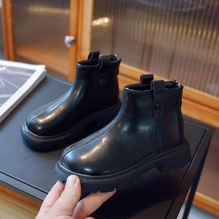 LYCAQL Toddler Shoes Fashion Autumn and Winter Children Boots Boys and Girls Ankle Boots Flat Soles Thick Soles Solid Colors Bling Boots Kids (Black 1 Big Kids)
LYCAQL Toddler Shoes Fashion Autumn and Winter Children Boots Boys and Girls Ankle Boots Flat Soles Thick Soles Solid Colors Bling Boots Kids (Black 1 Big Kids)