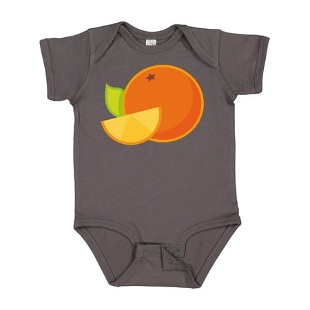Inktastic Orange Fruit Gift Baby Boy or Baby Girl Bodysuit