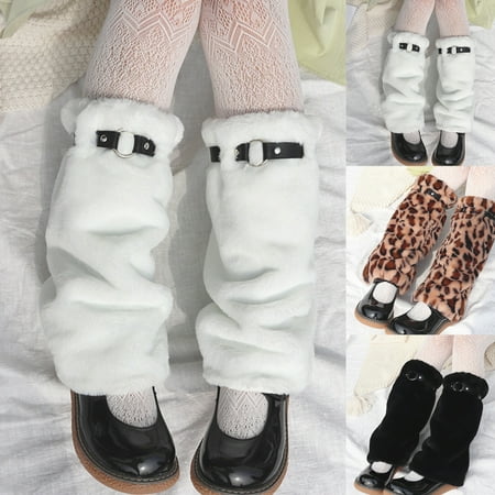 SPRING PARK Leg Warmers Solid Color Adjustable Autumn Winter Leopard Plush Warm Leg Socks for Daily Wear
SPRING PARK Leg Warmers Solid Color Adjustable Autumn Winter Leopard Plush Warm Leg Socks for Daily Wear