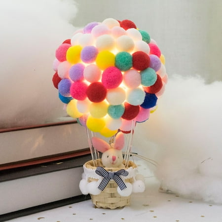 TureClos Hot Air Balloon Night Light Handmade Table Desk Lamp Decorative Light With Rattan Basket For Home Lighting Decoration
TureClos Hot Air Balloon Night Light Handmade Table Desk Lamp Decorative Light With Rattan Basket For Home Lighting Decoration