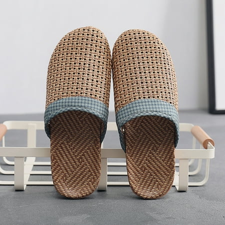 Slippers for women Men s Fashion Casual Slip On Cane Slides Indoor Home Slippers Beach Shoes
Slippers for women Men s Fashion Casual Slip On Cane Slides Indoor Home Slippers Beach Shoes