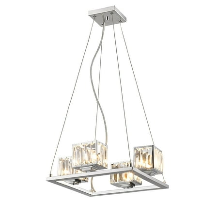 RADIANCE Goods Contemporary 4 Light Chrome Finish Crystal Shade Mini Chandelier 16 Wide
RADIANCE Goods Contemporary 4 Light Chrome Finish Crystal Shade Mini Chandelier 16 Wide