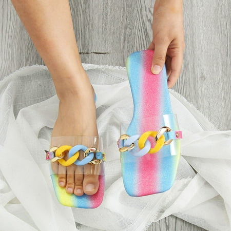 Aayomet Slippers for Women Women Summer Slip On Gradient Prints Casual Open Toe Flat Soft Bottom Breathable Shoes Sandals Yellow 7
Aayomet Slippers for Women Women Summer Slip On Gradient Prints Casual Open Toe Flat Soft Bottom Breathable Shoes Sandals Yellow 7