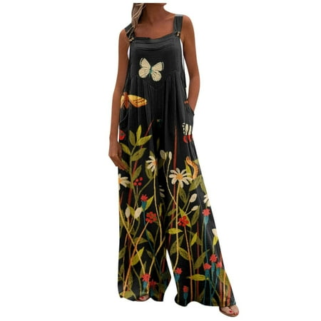 PBNBP Wide Leg Overalls for Womens Casual Cotton Linen Baggy Loose Maternity Summer Beach Jumpsuits Romper
PBNBP Wide Leg Overalls for Womens Casual Cotton Linen Baggy Loose Maternity Summer Beach Jumpsuits Romper