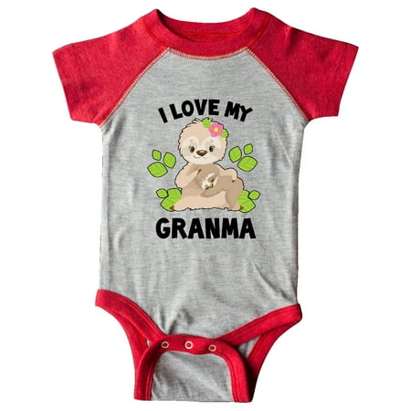 Inktastic Cute Sloth I Love My Granma with Green Leaves Gift Baby Boy or Baby Girl Bodysuit
Inktastic Cute Sloth I Love My Granma with Green Leaves Gift Baby Boy or Baby Girl Bodysuit