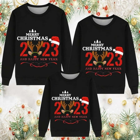 Aligament Christmas Pajamas for Family Black Family Christmas Pjs Matching Sets Matching Family Pullover Sets Merry Christmas Y All Print Crew Neck Pullover for Kids
Aligament Christmas Pajamas for Family Black Family Christmas Pjs Matching Sets Matching Family Pullover Sets Merry Christmas Y All Print Crew Neck Pullover for Kids