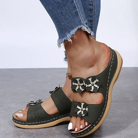 〖Yilirongyumm〗 Army Green 41 Sandals Women Fashion Summer Women Sandals Thick Sole Wedge Heel Lightweights Flowers Casual And Comfortable
〖Yilirongyumm〗 Army Green 41 Sandals Women Fashion Summer Women Sandals Thick Sole Wedge Heel Lightweights Flowers Casual And Comfortable