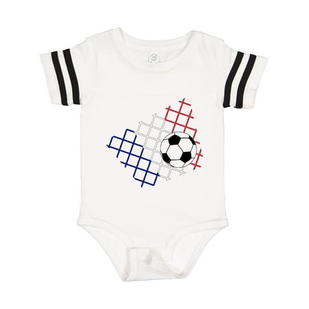 Inktastic Soccer Ball Net with French Flag Colors Gift Baby Boy or Baby Girl Bodysuit
Inktastic Soccer Ball Net with French Flag Colors Gift Baby Boy or Baby Girl Bodysuit