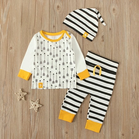 Kayannuo Clearance Newborn Infant Baby Boys Girls Patterned Cute Striped T-shirt+Pants+Hat Outfits Christmas Gifts
Kayannuo Clearance Newborn Infant Baby Boys Girls Patterned Cute Striped T-shirt+Pants+Hat Outfits Christmas Gifts