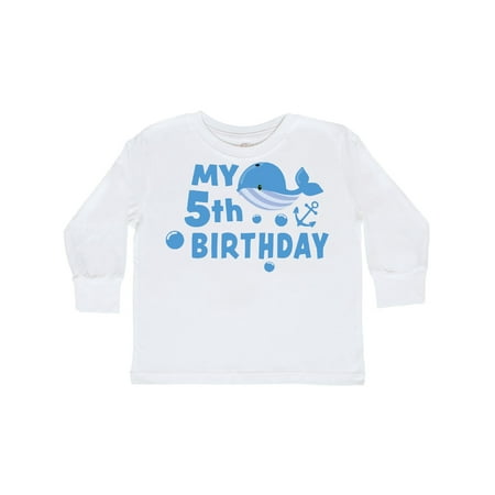 Inktastic Nautical My 5th Birthday with Blue Whale Gift Toddler Boy or Toddler Girl Long Sleeve T-Shirt
Inktastic Nautical My 5th Birthday with Blue Whale Gift Toddler Boy or Toddler Girl Long Sleeve T-Shirt