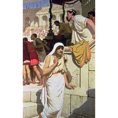 The Gladiators Wife Poster Print by Edmund Blair Leighton