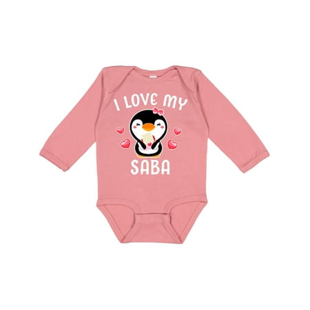 Inktastic I Love My Saba with Cute Penguin and Hearts Gift Baby Girl Long Sleeve Bodysuit
Inktastic I Love My Saba with Cute Penguin and Hearts Gift Baby Girl Long Sleeve Bodysuit