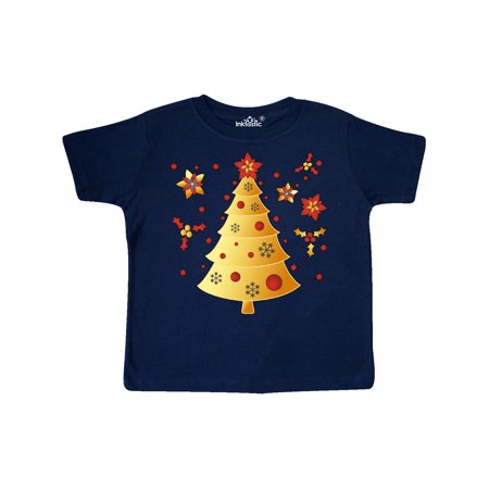 Inktastic Red and Gold Christmas Tree with Flowers Gift Toddler Boy or Toddler Girl T-Shirt
Inktastic Red and Gold Christmas Tree with Flowers Gift Toddler Boy or Toddler Girl T-Shirt