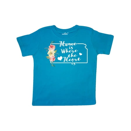 Inktastic Kansas Home is Where the Heart is with Watercolor Floral Gift Toddler Boy or Toddler Girl T-Shirt
Inktastic Kansas Home is Where the Heart is with Watercolor Floral Gift Toddler Boy or Toddler Girl T-Shirt