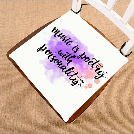 ECZJNT Music is poetry inspirational quote music Lettering wall poster seat pad chair pads seat cushion 16x16 Inch
ECZJNT Music is poetry inspirational quote music Lettering wall poster seat pad chair pads seat cushion 16x16 Inch
